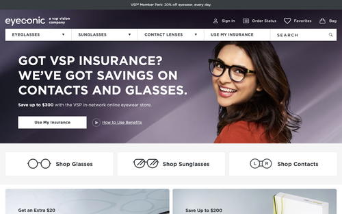 Eyeconic website screenshot
