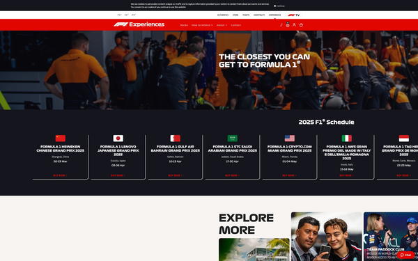 F1 Experiences
