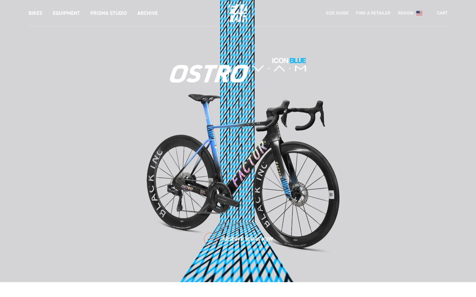 Factor Bikes website