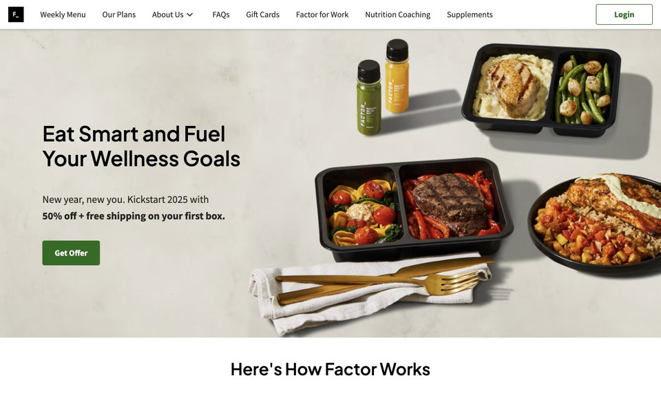 Factor website