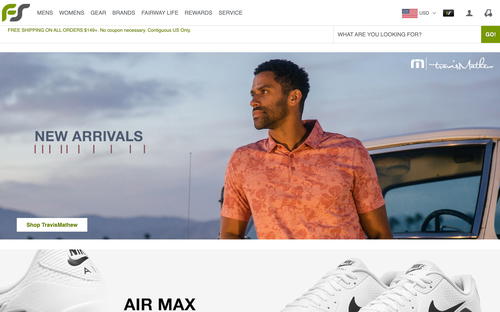 Fairway Styles website screenshot