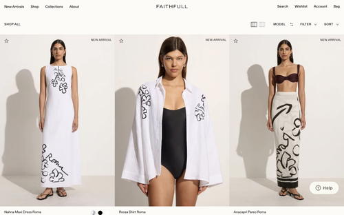 Faithfull the Brand website screenshot