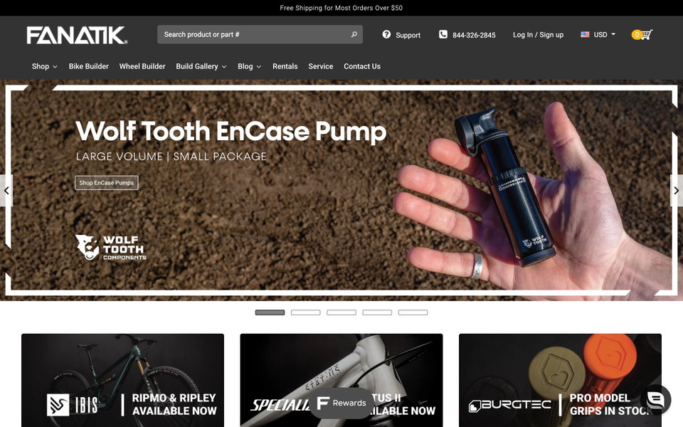 Fanatik Bike Co. website