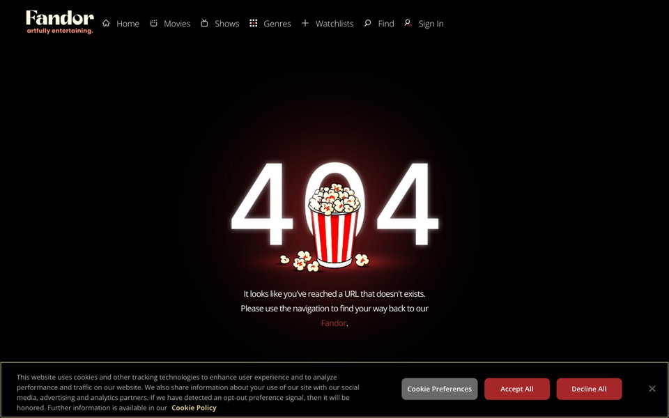 Fandor website