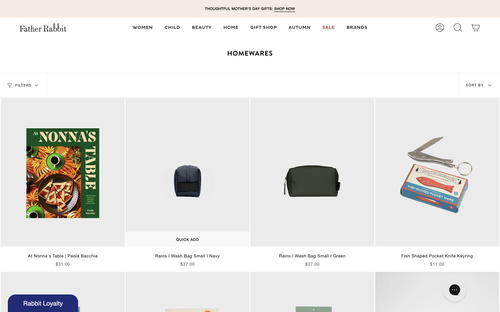 Father Rabbit Limited website screenshot
