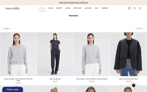 Father Rabbit Limited website screenshot