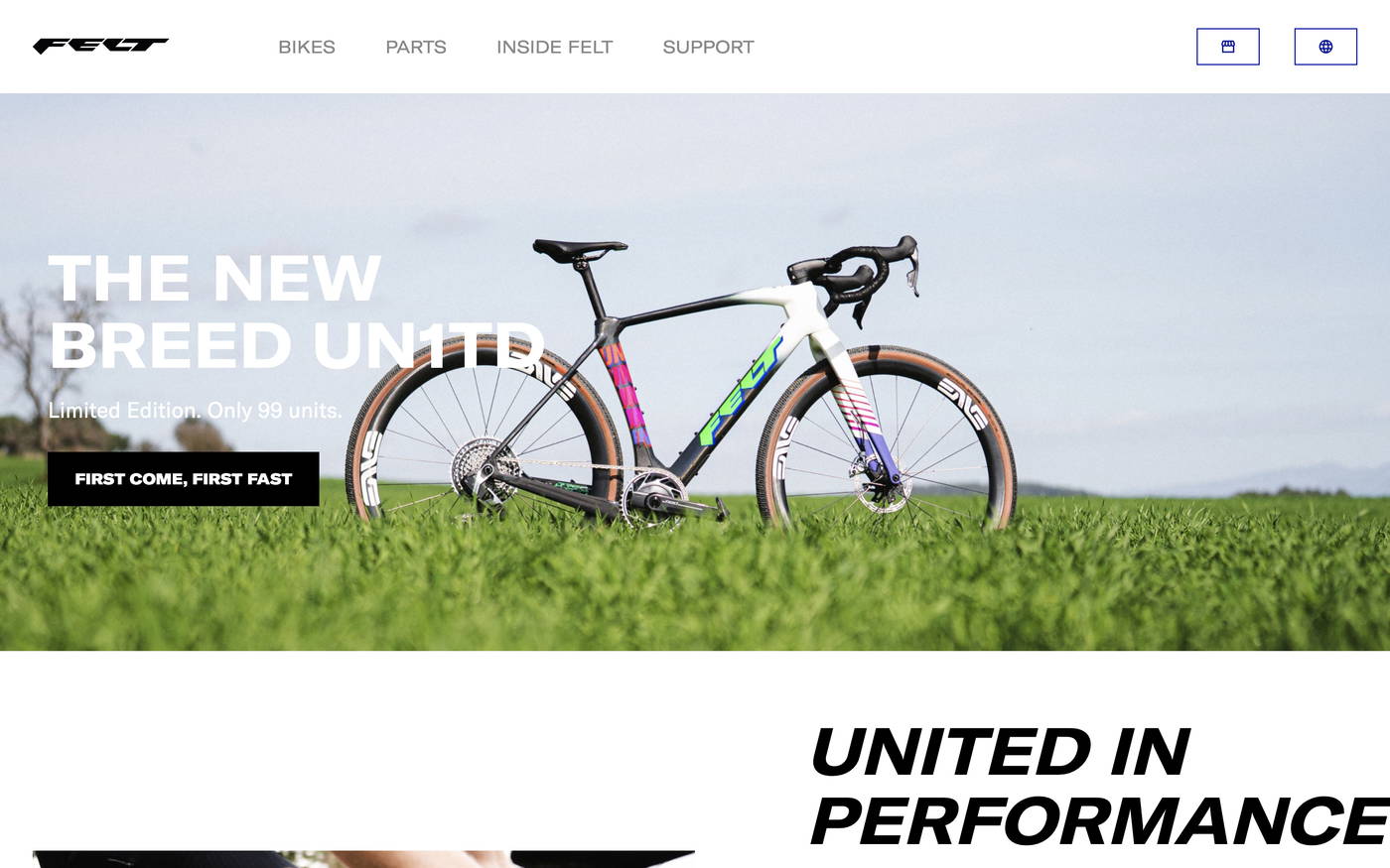 feltbicycles screenshot