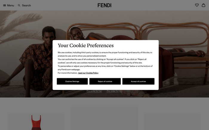 Fendi screenshot