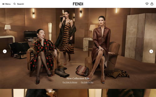 Fendi website