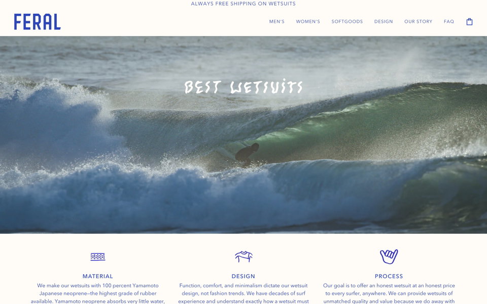 Feral Surfing website
