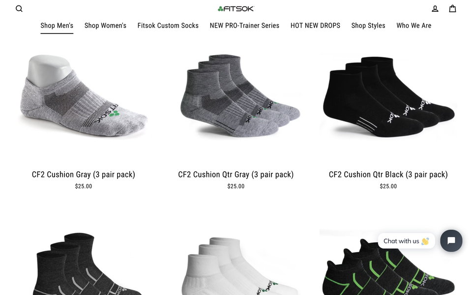 Fitsok website