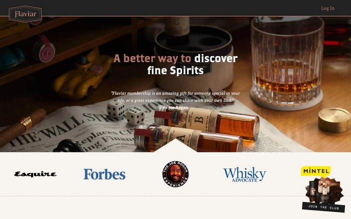 Flaviar screenshot