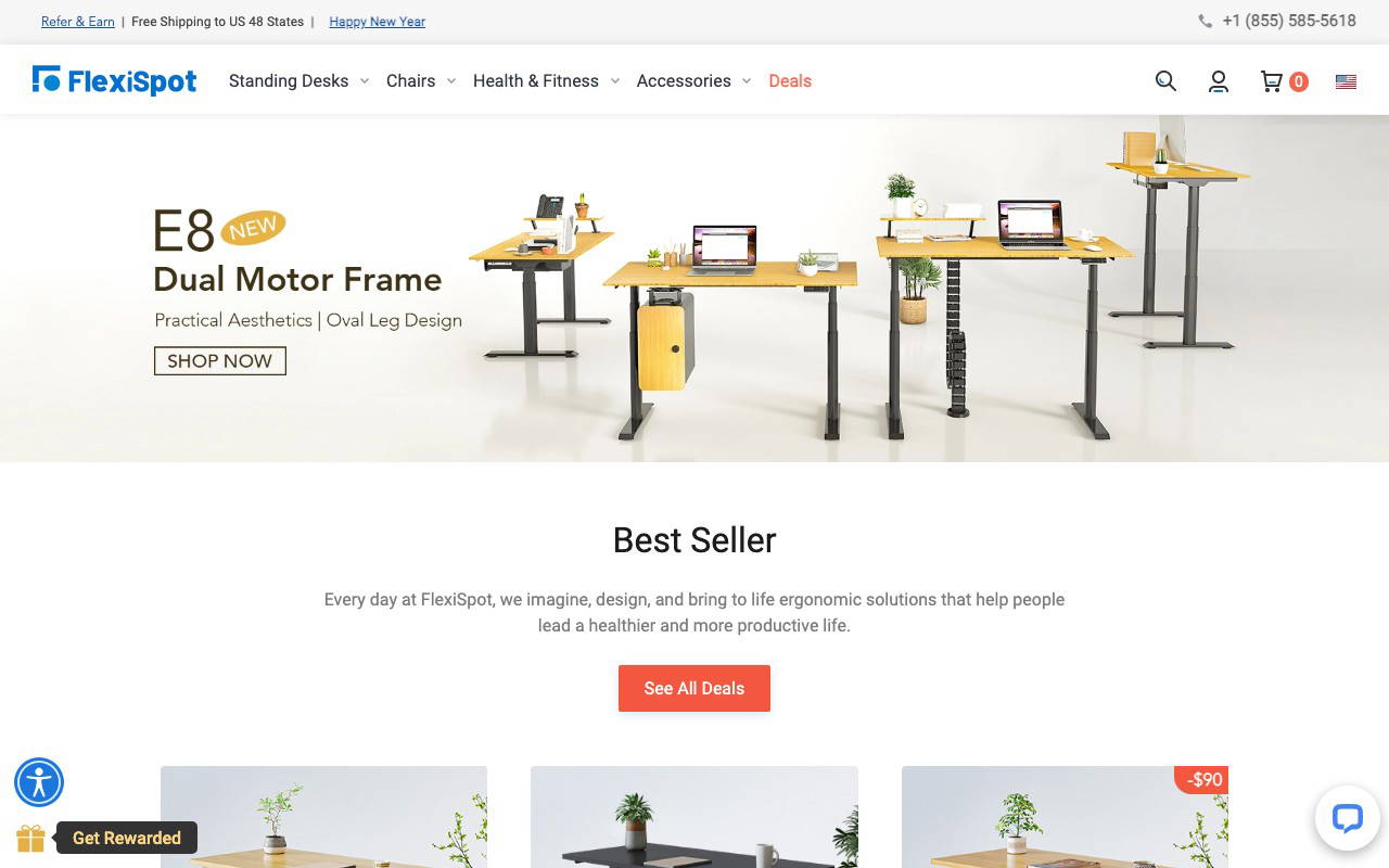 FlexiSpot screenshot