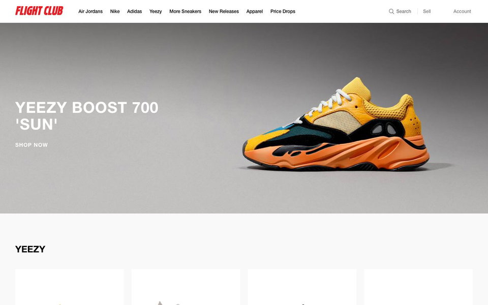 Flight Club website