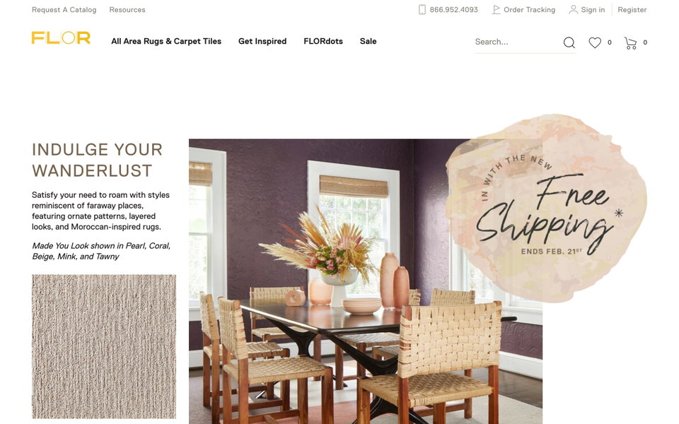 FLOR website