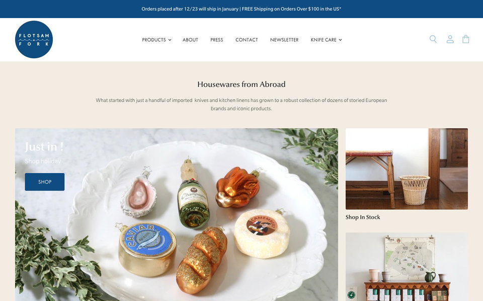 Flotsam + Fork website