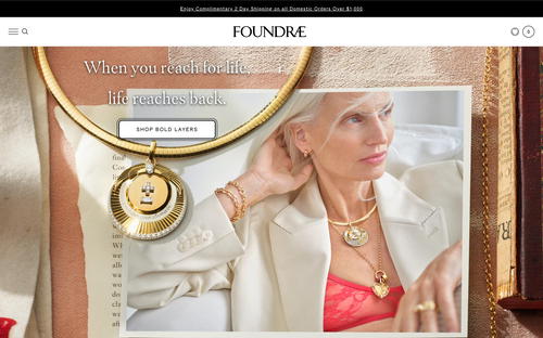 Foundrae website screenshot