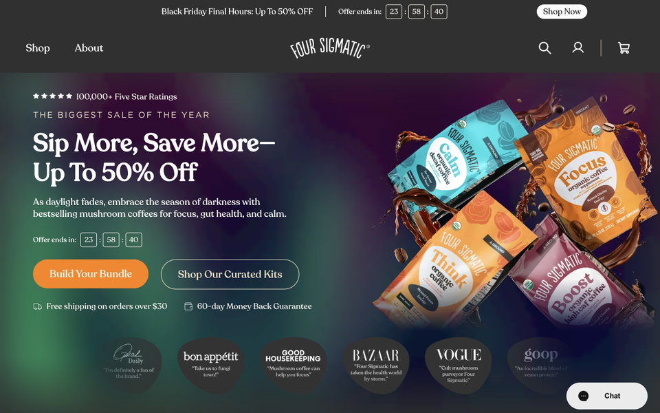 Four Sigmatic website