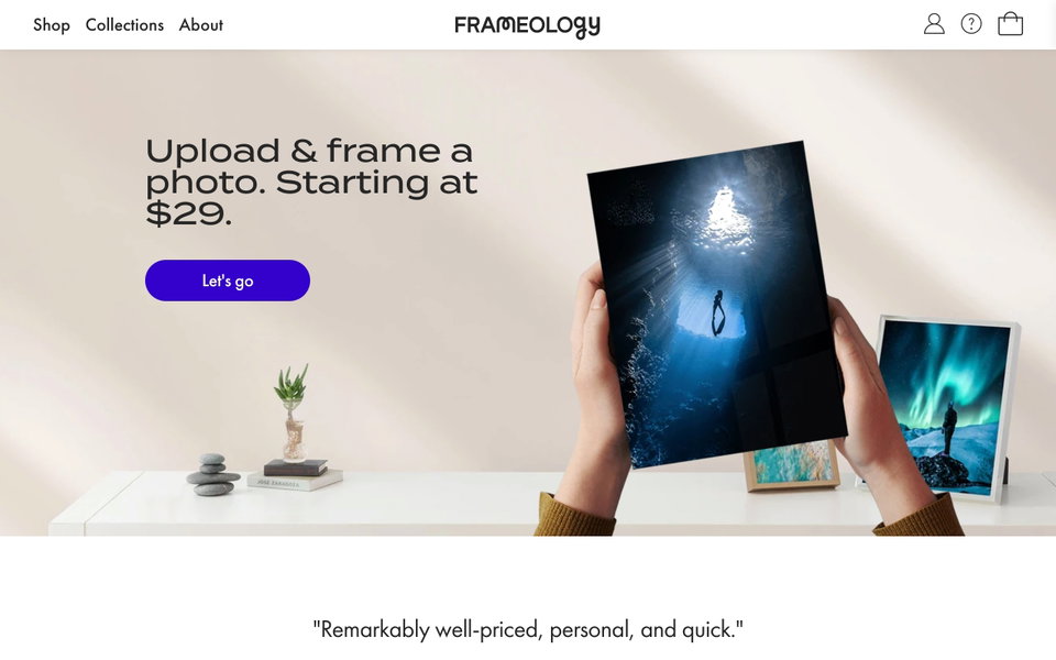 Frameology website