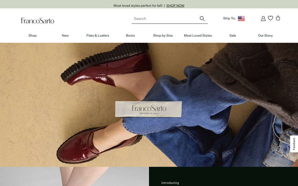 Franco Sarto website