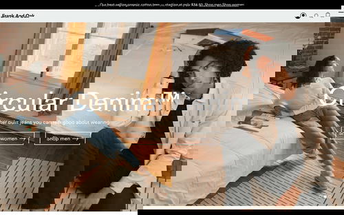 Frank And Oak website screenshot