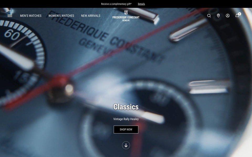 Frédérique Constant website