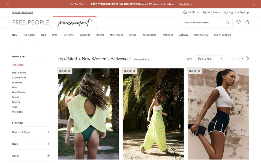 Free People on Shomp