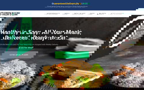 Fresh n' Lean website screenshot