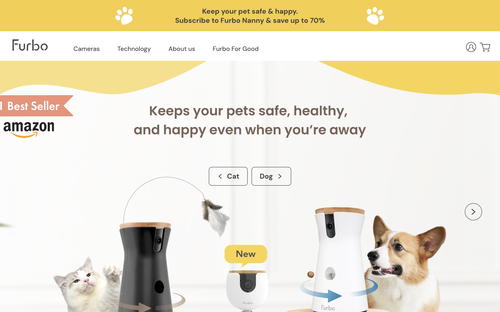 Furbo website screenshot