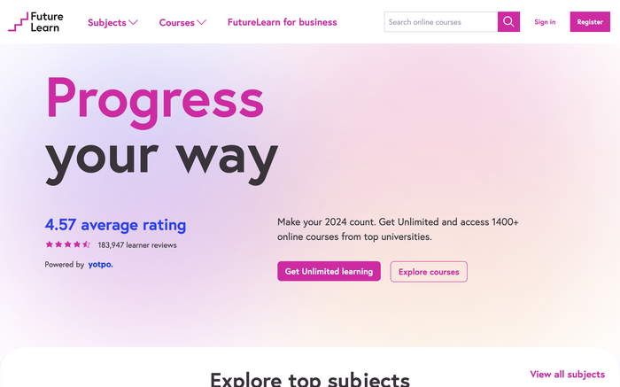 FutureLearn screenshot