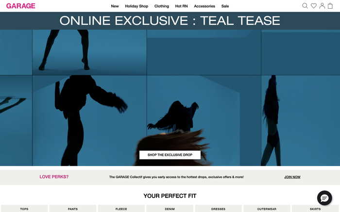 Garage Clothing screenshot