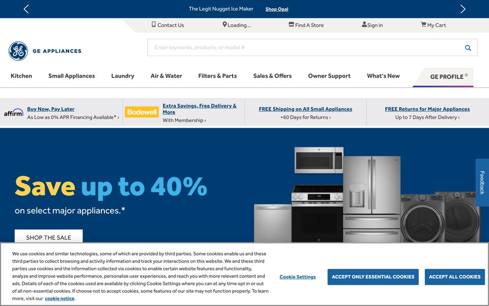 GE Appliances website
