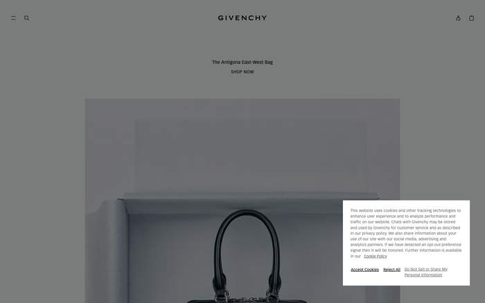 Givenchy screenshot
