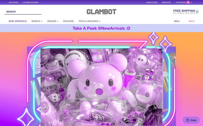 Glambot screenshot