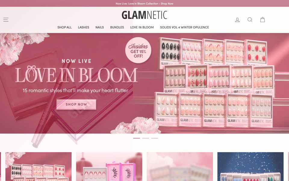 GLAMNETIC website