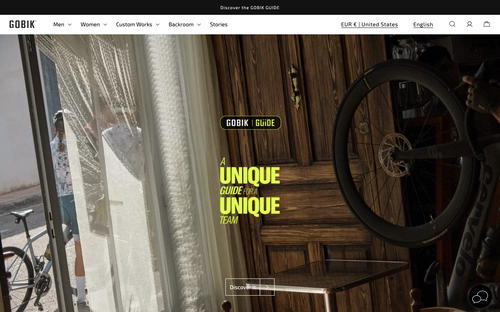 Gobik website screenshot