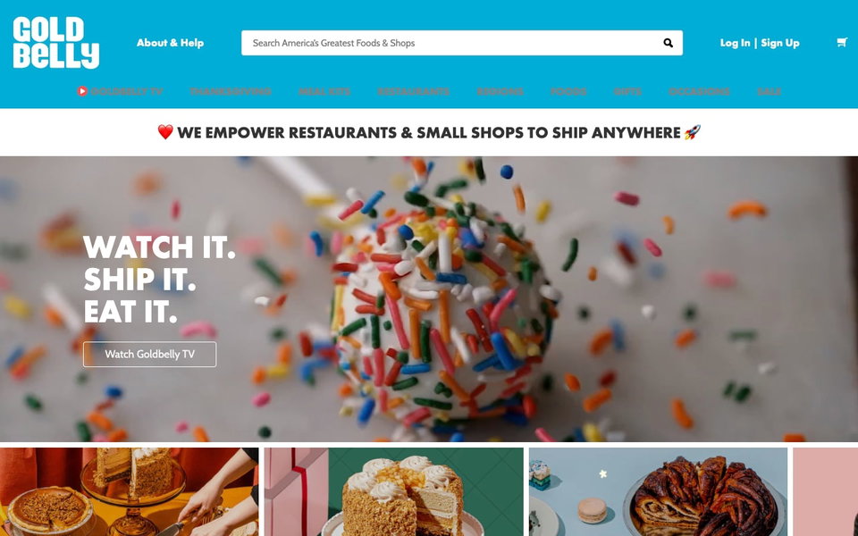 Goldbelly website