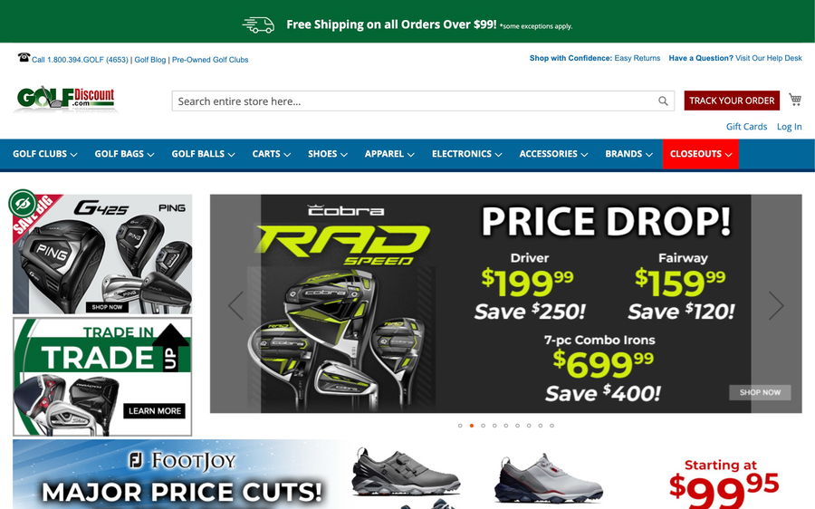 GolfDiscount.com on Shomp