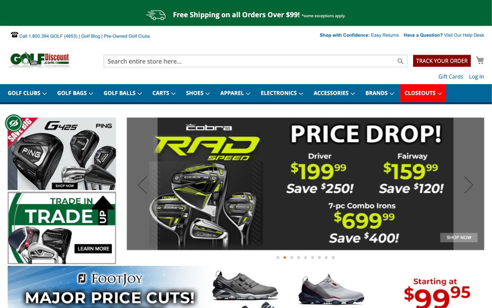 GolfDiscount.com website