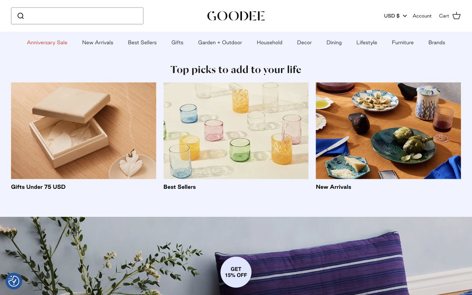 Goodee website