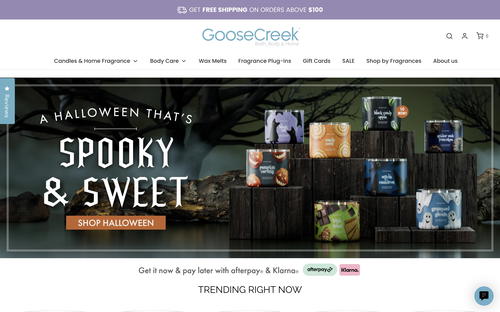 Goose Creek website screenshot