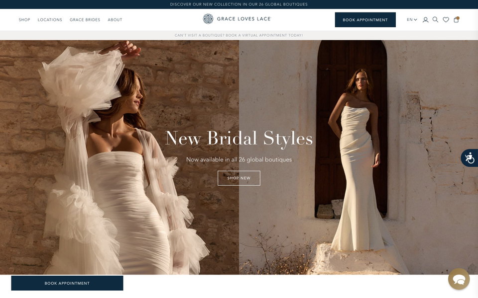 Grace Loves Lace website