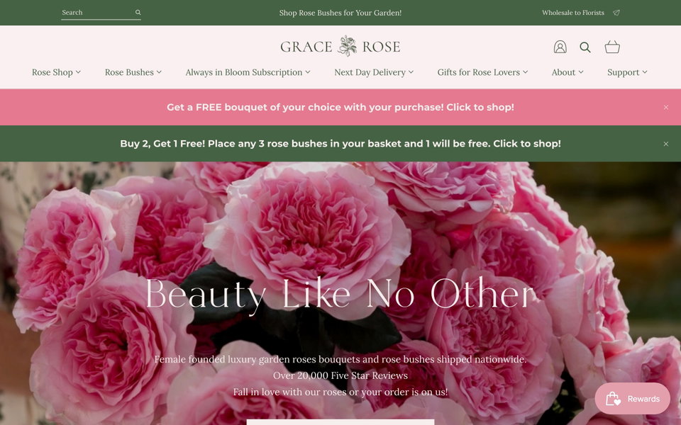 Grace Rose Farm website
