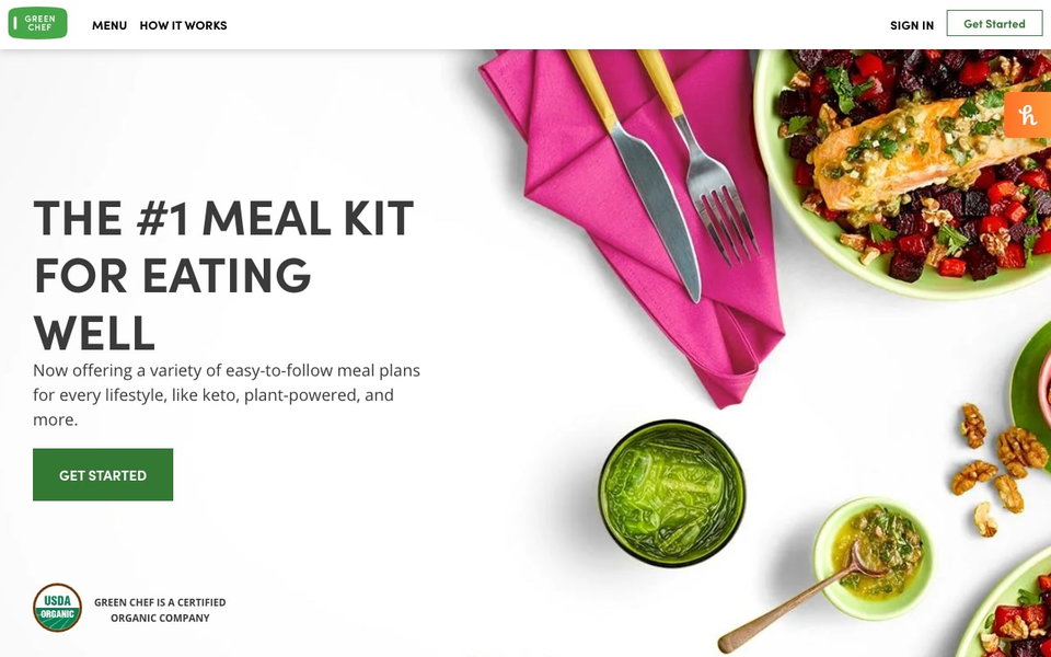 Green Chef website