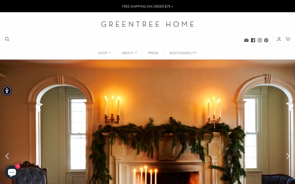 Greentree Home Candle website