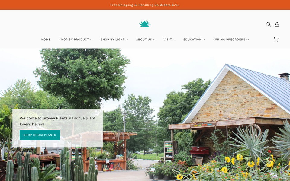 Groovy Plants Ranch website