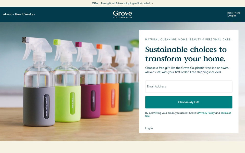 Grove Collaborative website