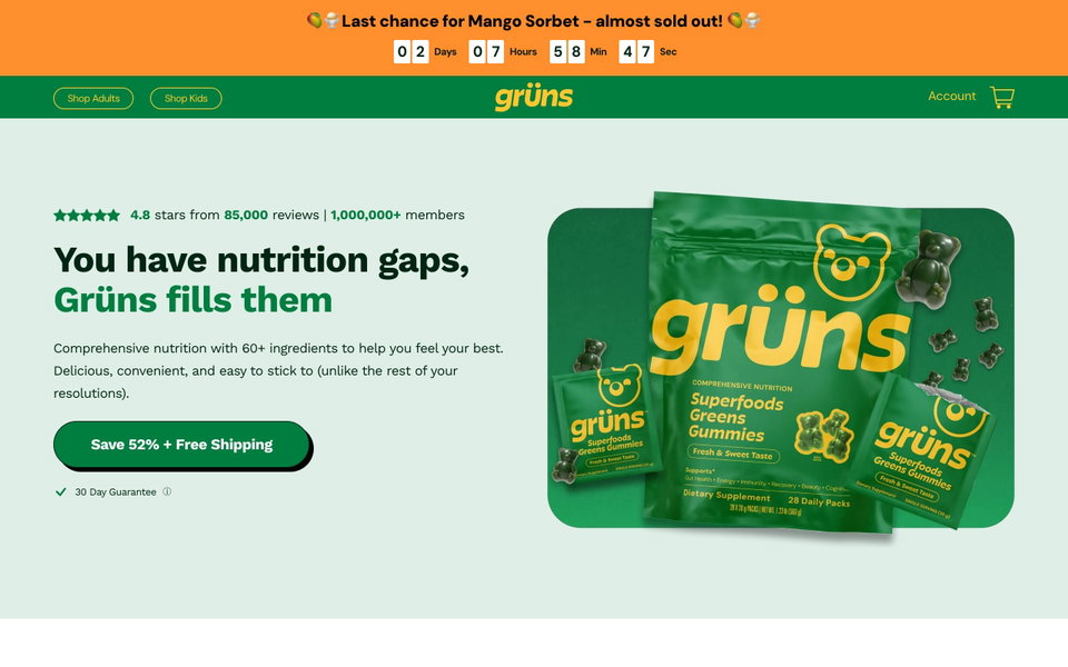 Gruns website