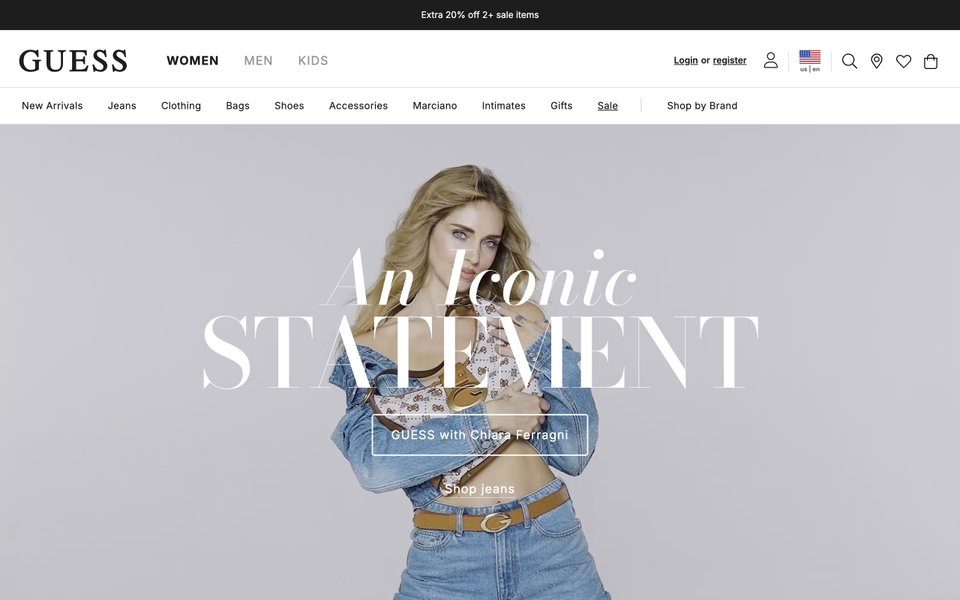 GUESS website