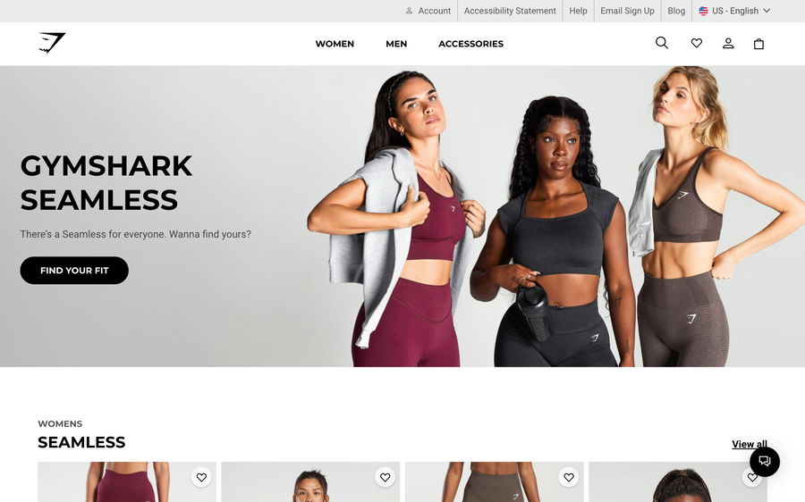 Gymshark on Shomp